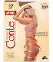 Колготки КОНТЕ, Актив, 40 ден, бежевые, 4 