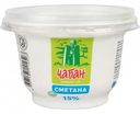 Сметана Чабан 15%, 200 г