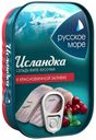 Сельдь атлантическая Русское море Исландка в красном вине филе кусочки 115 г