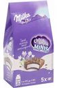 Пирожное бисквитное Milka Choko Snack Minis с молочным кремом в молочном шоколаде, 5×16 г