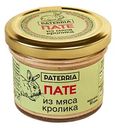 Паштет Paterria из мяса кролика с натуральными специями, 90г