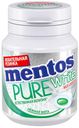 Резинка жевательная Mentos Pure White Нежная мята, 54 г