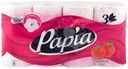 Бумага туалетная PAPIA Strawberry Dream 3-слоя, 8шт