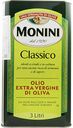 Масло оливковое Monini Extra Virgin нерафинированное, 3 л
