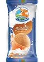 Мороженое пломбир Коровка из Кореновки Крем-брюле в вафельном стаканчике, 100г