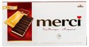 Шоколад темный с начинкой Merci 100г марципан