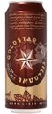 Пиво Goldstar Dark Lager Beer тёмное фильтрованное пастеризованное 4,9%, 500мл