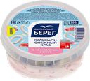 Кальмар и снежный краб Балтийский берег в чесночном соусе 300г