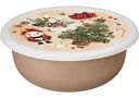 Миска с крышкой Modena с декором Игрушки, цвет бежевый, 2,1л