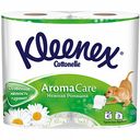 Туалетная бумага Kleenex Aroma Care Нежная ромашка 3 слоя, 4 рулона