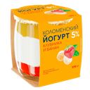 Йогурт КОЛОМЕНСКИЙ клубника-банан 5%, 170г