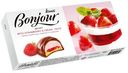 Десерт Bonjour Souffle клубника со сливками, 232г