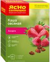Каша овсяная Ясно солнышко Ассорти с клубникой, малиной, изюмом 6 пак.*45 г
