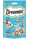 Лакомство Dreamies с добавлением лосося для взрослых кошек, 60г