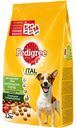 Корм для взрослых собак маленьких пород Pedigree с говядиной, 2,2 кг