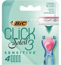 Сменные кассеты для бритвы женской Bic Click 3 Soleil Sensitive, 4 шт.