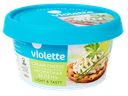 Сыр творожный 70% «Violette» с зеленью, 140 г