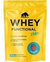 Коктейль протеиновый PrimeKraft Whey Protein Shake со вкусом клубники, 900г