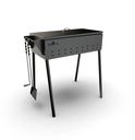Мангал с откидными решетками и крышкой Grillux Praktika