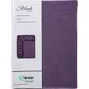 Простыня на резинке Milando тенсель цвет: сливовый, 160×200см