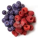Микс малина и голубика в сердце, 250г