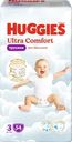 Подгузники-трусики для мальчиков HUGGIES Ultra Comfort, 3 6–11кг