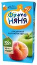 Сок детский «ФрутоНяня» Яблоко и персик, 200 мл
