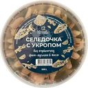 Пресервы Мореко Селедочка с укропом под картошечку рыбные филе-кусочки в масле 500г