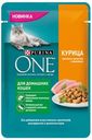 Корм сухой Purina ONE для стерилизованных кошек Курица, 75 г