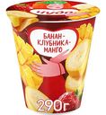 Йогурт фруктовый Чудо со вкусом банан-клубника-манго 2%, 290 г