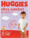 Подгузники Huggies Ultra comfort 5 размер 12-22кг 42шт.