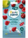 Кусочки ФрутоНяня фруктовые из яблок и вишни с 12 месяцев, 15г