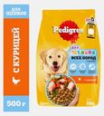 Сухой корм для щенков с курицей Pedigree 500г