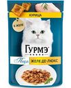Влажный корм для кошек Гурмэ Перл курица в желе-де-люкс, 75 г