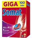 Таблетки для посудомоечной машины «All-in-One Tabs» Somat, 100 шт