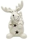 Фигурка Seasons Лось новогодняя декоративная 7.5x6.5x13см 1шт.