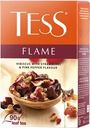 Чай травяной TESS Flame гибискус с ароматом земляники с розовым перцем 
листовой, 90г