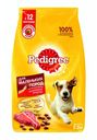 Сухой корм Pedigree для взрослых собак маленьких пород с говядиной 2,2 кг
