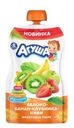 Пюре Агуша Яблоко-банан-клубника-киви 90г