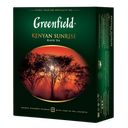 Чай черный GREENFIELD Кениан Санрайз, 100 пакетиков 