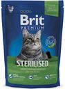 Корм для стерилизованных кошек Brit Premium Нежная курица с куриной печенью, 300 г