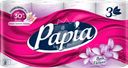 Бумага туалетная PAPIA Bali Flower 3-слоя, 8шт