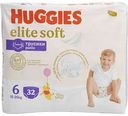 Подгузники-трусики Huggies Elite Soft 6 (15-25 кг), 32 шт.