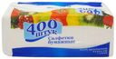 Салфетки бумажные белые 1- слойные 400 листов, 24х24 см