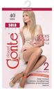 Носки Conte elegant женские 40 den размер 23-25 черные, 2шт
