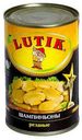 Шампиньоны Lutik резаные маринованные, 425 мл