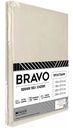 Простыня 2-спальная Bravo поплин цвет: светло-бежевый, 180×215 см