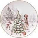 Тарелка закусочная фарфоровая Морозко, 20,5см