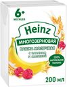 Каша Heinz мультизлаковая молочная банан-малина с 6 месяцев 200 мл