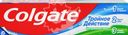 Зубная паста COLGATE Тройное действие Натуральная мята для защиты от кариеса, удаления потемнений с зубов и свежего дыхания, 100мл